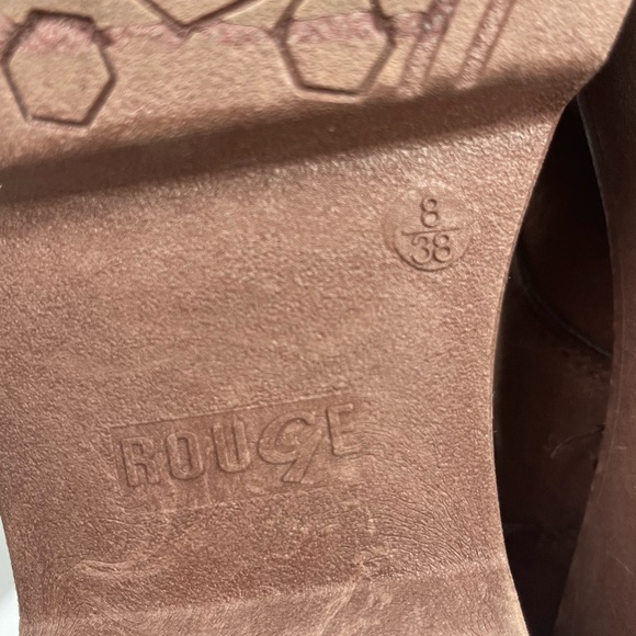 Rouge helium brown soft lace up platform combat style boots women’s size 8 - Picture 12 of 16